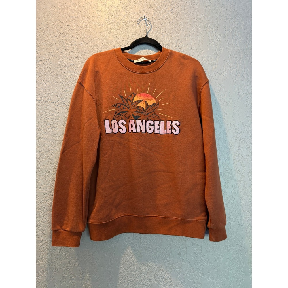 Andersson Bell Los Angeles‎ Graphic Sweatshirt Burnt Orange Cotton Mens Small